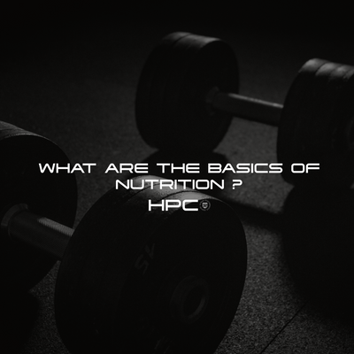 Nutrition Basics for Optimal Performance